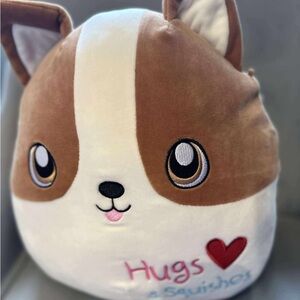 Squishmallow 12" Stevon the Tan Dog Hugs & Squishes Plush No Tags